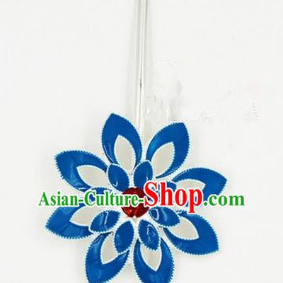 Top Grade Chinese Ancient Peking Opera Hair Accessories Diva Crystal Hairpins, Traditional Chinese Beijing Opera Hua Tan Hair Clasp Head-ornaments