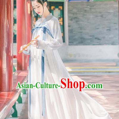 Traditional Chinese Tang Dynasty Imperial Princess Costume, Elegant Hanfu Clothing Blouse and Ru Skirts, Chinese Ancient Young Lady Dress for Women