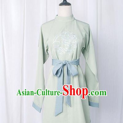 Traditional Chinese Ming Dynasty Young Lady Costume, Elegant Hanfu Clothing Embroidered Robe, Chinese Ancient Imperial Bodyguard Clothing for Women