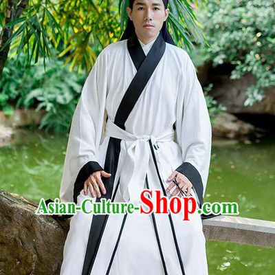 Traditional Chinese Ming Dynasty Young Men Costume, Elegant Hanfu Clothing Chinese Ancient Swordsman Clothing for Men