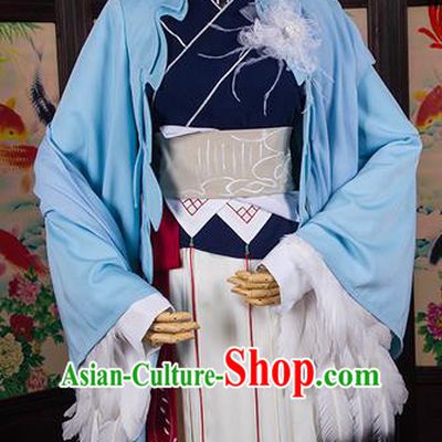 Traditional Chinese Tang Dynasty Swordswoman Costume, Elegant Hanfu Cosplay Clothing Ancient Chinese Chivalrous Woman Dress