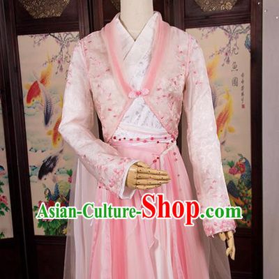 Traditional Chinese Song Dynasty Swordswoman Costume, Elegant Hanfu Cosplay Peri Clothing Ancient Chinese Princess Dance Dress for Women