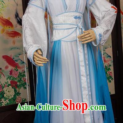Traditional Chinese Han Dynasty Nobility Lady Costume, Elegant Hanfu Cosplay Imperial Princess Clothing Ancient Chinese Swordswoman Dress for Women
