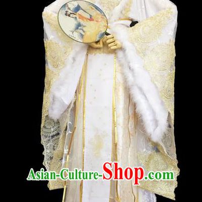 Traditional Chinese Tang Dynasty Palace Lady Costume, Elegant Hanfu Clothing, Chinese Ancient Imperial Consort Embroidered Dress for Women