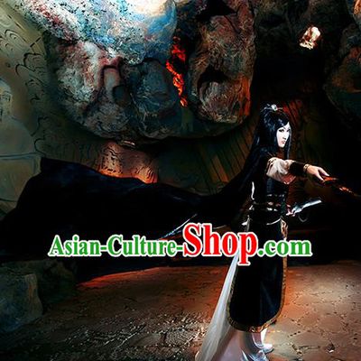 Traditional Ancient Chinese Young Lady Costume, Chinese Tang Dynasty Swordswoman Dress Clothing for Women