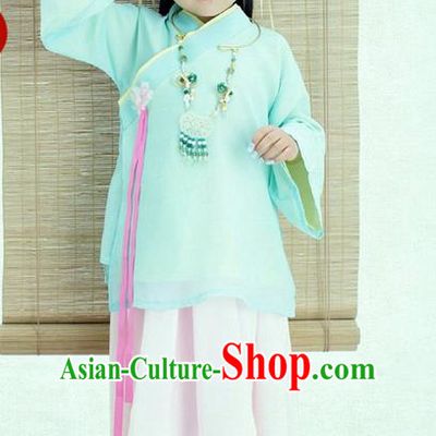 Traditional Ancient Chinese Apsara Girls Costume, Children Elegant Hanfu Clothing Ming Dynasty Princess Fairy Dress Clothing for Kids