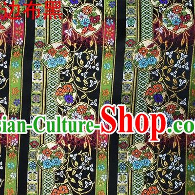 Asian Chinese Traditional Embroidery Satin Silk Fabric, Top Grade Green Nanjing Brocade Tang Suit Hanfu Fabric Cheongsam Cloth Material
