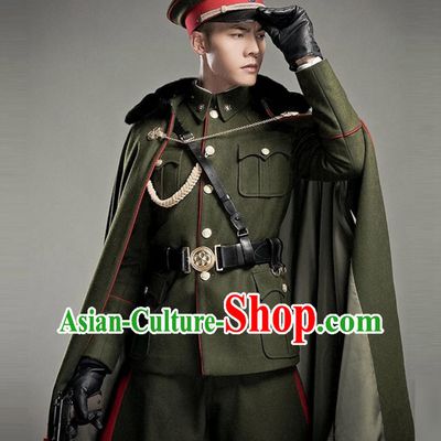 The Mystic Nine Tutorabc Fo Ye TV Drama Series Costumes Mantle Hat Complete Set for Men