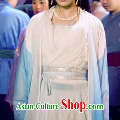 Asian Chinese Traditional Ming Dynasty Imperial Princess Costume and Headpiece Complete Set, China Ancient Elegant Hanfu Clothing Peri Palace Lady Dress