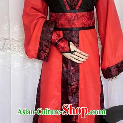 Asian Chinese Traditional Cospaly Prince Wedding Costume, China Elegant Hanfu Swordsman Clothing for Men
