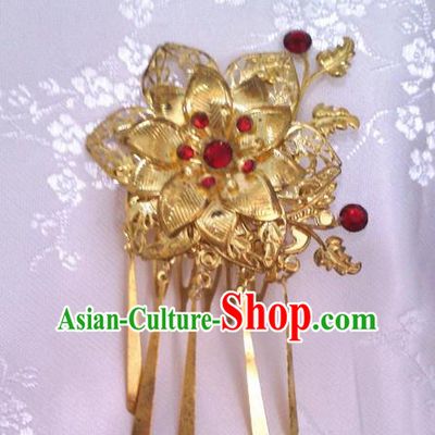 Traditional Handmade Chinese Ancient Classical Hair Accessories Hairpin, Step Shake Hair Stick, Hair Fascinators Hairpins for Women