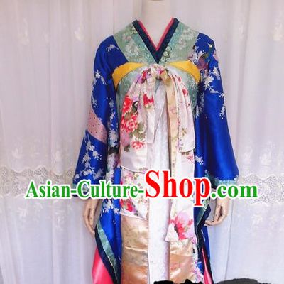 Asian Chinese Traditional Cospaly Tang Dynasty Oiran Costume, China Elegant Hanfu Palace Lady Dress Clothing for Women