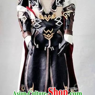 Asian Chinese Traditional Cospaly Costume Customization Ming Dynasty Knight-errant Embroidered Costume, China Elegant Hanfu Female General Clothing for Women