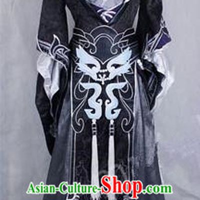 Asian Chinese Traditional Cospaly Customization Ming Dynasty General Costume, China Elegant Hanfu Knight-errant Embroidered Clothing for Men
