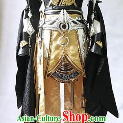Asian Chinese Traditional Cospaly Costume Customization Swordswoman Costume Complete Set, China Elegant Hanfu Heroine Embroidery Clothing for Women