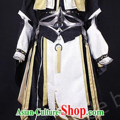 Asian Chinese Traditional Cospaly Costume Customization Knight Costume, China Elegant Hanfu Swordsman Clothing for Men