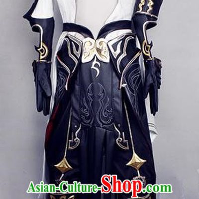 Asian Chinese Traditional Cospaly Costume Customization Zoroastrianism Hierarch Costume Complete Set, China Elegant Hanfu Swordsman Clothing for Men