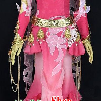 Asian Chinese Traditional Cospaly Costume Customization Ancient Peri Princess Costume Complete Set, China Elegant Hanfu Swordsman Dress Clothing for Women