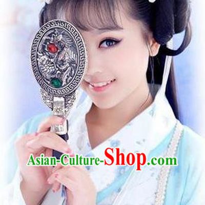 Asian Chinese Photography Props Ancient Bronze Mirror Imperial Consort Mirror for Women