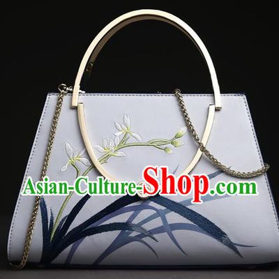 Traditional Handmade Asian Chinese Element Clutch Bags Embroidery Bag National Handbag for Women
