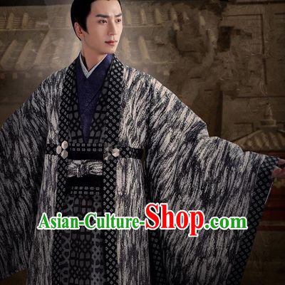 Asian Chinese Traditional Ancient Prince Costume, Lost Love In Times China Northern and Southern Dynasties Nobility Robe Clothing