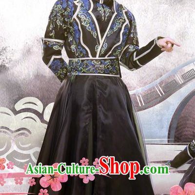 Asian Chinese Traditional Ancient Crown Prince Costume and Headpiece Complete Set, Once Upon a Time China Deities Swordsman Embroidery Robe Clothing