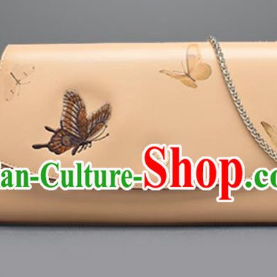 Traditional Handmade Asian Chinese Element Embroidery Butterfly Wallet National Handbag Purse for Women