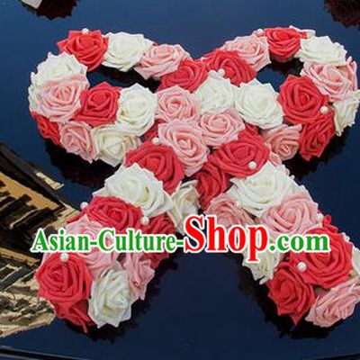 Top Grade Wedding Accessories Decoration, China Style Wedding Car Ornament Flowers