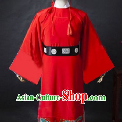 Ancient Zhan Zhao Costumes and Hat Complete Set