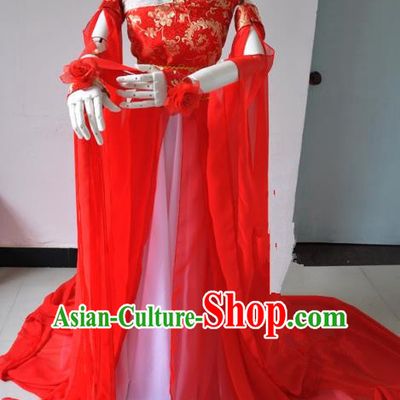 Chinese Ancient Cosplay Princess Wedding Costumes, Chinese Traditional Clothing Chinese Cosplay Knight Costume for Women