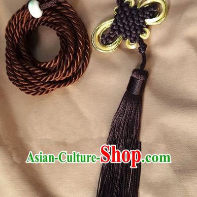 Traditional Handmade Chinese Ancient Chinese Knot Palace Taeniasis Hanfu Pendant for Men