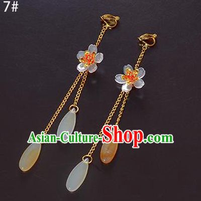 Top Grade Handmade Chinese Classical Jewelry Accessories Xiuhe Suit Wedding Beads Tassel Earrings Bride Hanfu Eardrop for Women