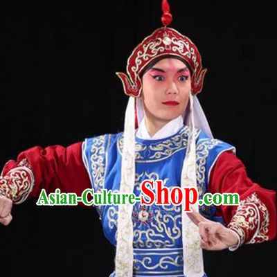 Chinese Classical Peking Opera Embroidered Hat for Men