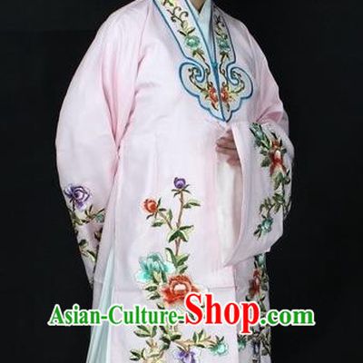 Traditional China Beijing Opera Young Lady Hua Tan Cloak Costume, Ancient Chinese Peking Opera Female Diva Embroidery Cape Dress Clothing
