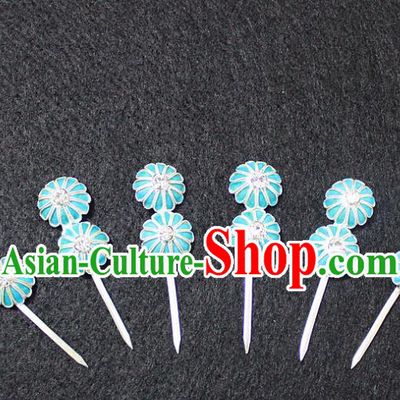 Traditional China Beijing Opera Young Lady Hair Accessories Complete Set, Ancient Chinese Peking Opera Hua Tan Headwear Diva Hairpins