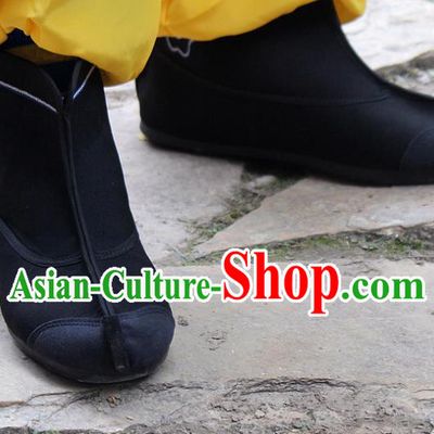 Traditional China Beijing Opera Takefu Shoes, Ancient Chinese Peking Opera Warrior Boots