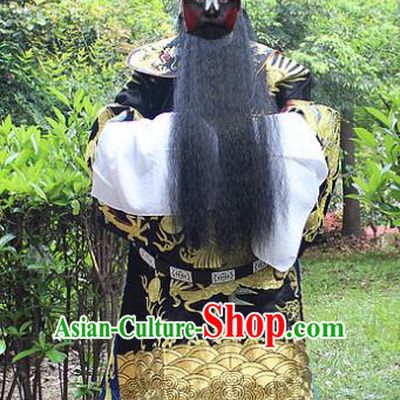 Traditional China Beijing Opera Niche Costume Bao Zheng Embroidered Robe and Headwear, Ancient Chinese Peking Opera Embroidery Black Gwanbok Clothing