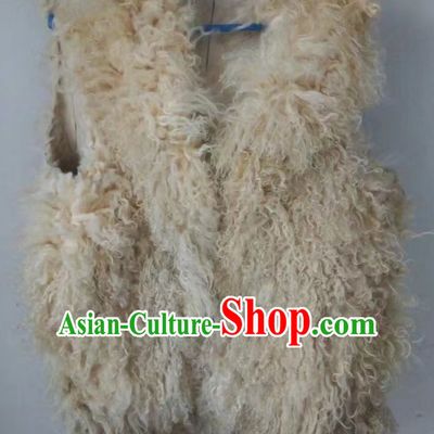 Handmade Old Style Dongbei Province Sheep Wool Vest