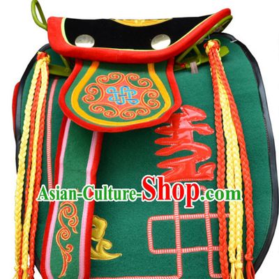 Traditional Chinese Classical Style Handmade Mongolian Saddle Covering Horse Track Set