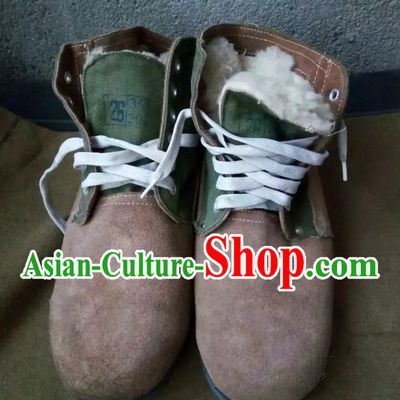 Traditional Chinese Classical Style Handmade Farmer Old Shoes