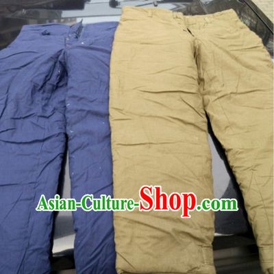Traditional Chinese Classical Style Handmade Old Pants