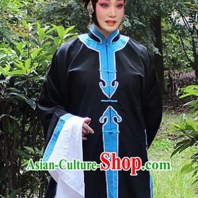 Traditional China Beijing Opera Qingyi Costume, Ancient Chinese Peking Opera Old Women Clothing