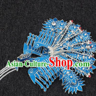 Traditional China Beijing Opera Young Lady Hair Accessories, Ancient Chinese Peking Opera Hua Tan Diva Phoenix Hairpins
