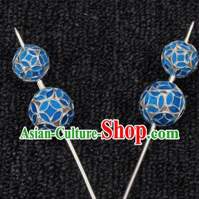 Traditional China Beijing Opera Young Lady Hair Accessories Head-ornaments, Ancient Chinese Peking Opera Hua Tan Diva Calabash Hairpins