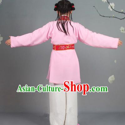 Traditional China Beijing Opera Costume Scholar Embroidered Pink Clothing, Ancient Chinese Peking Opera Boy Book Embroidery Clothing