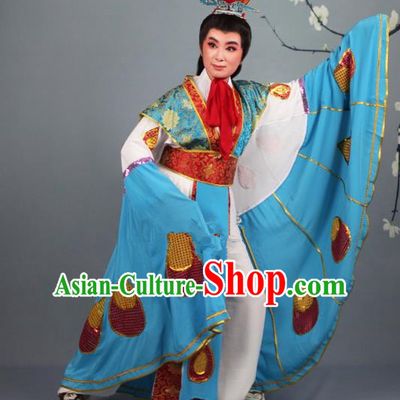Top Grade Professional Beijing Opera Niche Costume Scholar Butterfly Lovers Robe, Traditional Ancient Chinese Peking Opera Embroidery Clothing