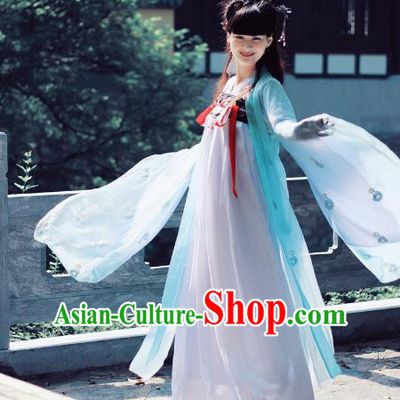Traditional Ancient Chinese Imperial Concubine Dance Costume, Elegant Hanfu Chinese Tang Dynasty Princess Embroidered Clothing for Women