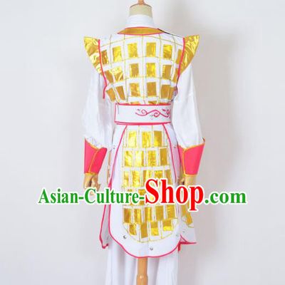 Traditional Chinese Professional Peking Opera Blues Costume, China Beijing Opera Shaoxing Opera Swordplay Female Warrior Uniform
