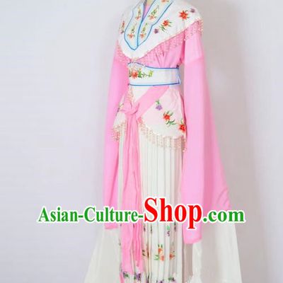 Traditional Chinese Professional Peking Opera Nobility Lady Costume Pink Dress, China Beijing Opera Shaoxing Opera Embroidery Diva Hua Tan Dress Clothing