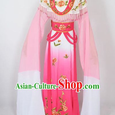 Traditional Chinese Professional Peking Opera Young Lady Princess Costume Pink Embroidery Dress, China Beijing Opera Diva Hua Tan Embroidered Clothing